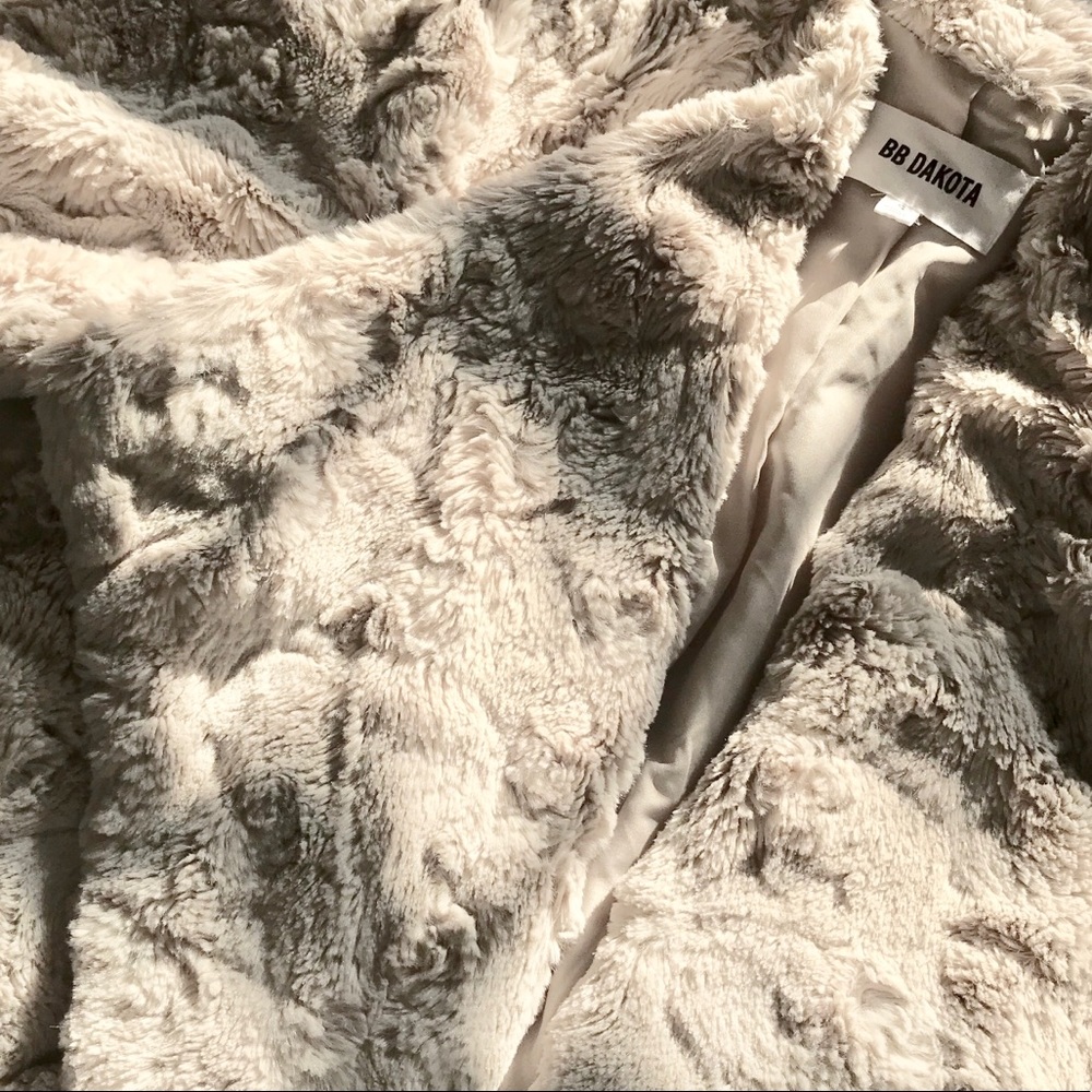 B.B. Dakota Fur Cardigan